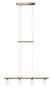 Candellux Lampa sufitowa PARMA 4x40W G9 Złoto Patyna