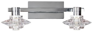 Candellux Rastek Listwa 2x40W G9 Chromowy