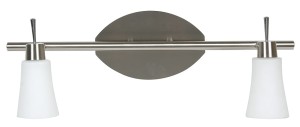 Candellux Lampa sufitowa Kroton 2x40W G9 Nikiel Mat/Biały
