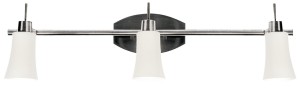 Candellux KROTON Lampa sufitowa 3x40W G9 Nikiel Mat/biały