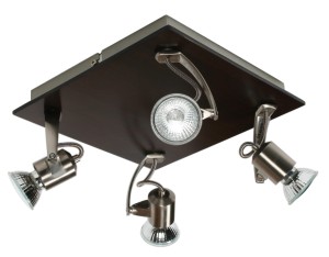 Candellux Lampa sufitowa Dukat 4x50W GU10 Drewno Biała