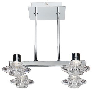 Candellux Rastek Zwis Spotowy 4x40W G9 Chromowy