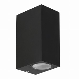 NERIUM Lampa Ogrodowa Elewacyjna Kostka Długa 92x15,2cm Czarny 2x35W GU10