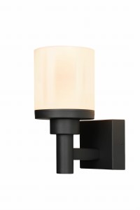 SAPONIA Lampa Ogrodowa Kinkiet Górny 17,8x25cmczarny 12W LED Ip65