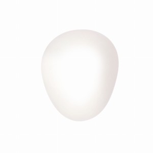 STONES Lampa Kinkiet 20cm 1x40W E27 Klosz Biały