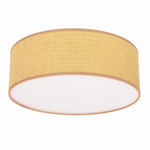 SFONDO 2 Ampla Sufitowa 38 Cm Biały 2x40W E27 Abażur Frappe