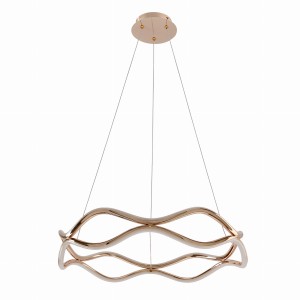 VAVE Lampa Wisząca Patynowy 28W LED 3000k Maskownica Biała Średnica 50cm