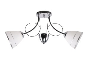 Candellux ELOTTE Lampa Sufitowa 2x40W E27 Chromowy