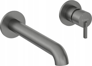 Deante Bateria Umywalkowa Podtynkowa Titanium BQS_D54L Grafitowa