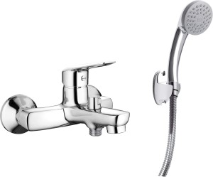 Deante Bateria wannowa z zestawem prysznicowym Boro chrom  BMO_011M