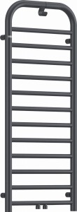 Deante Grzejnik łazienkowy - wysokość 121 cm Silia AGI_DG41 titanium