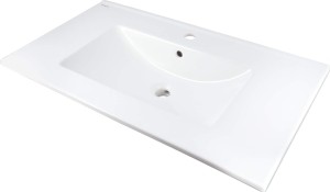 Deante Umywalka ceramiczna Tubo biały, wpuszczana, CTU_648M