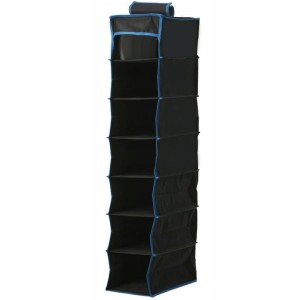 ORGANIZER TEKSTYLNY ZAWIESZANY DO SZAFY Z PÓŁKAMI 7 PÓŁEK 30x17x84 cm