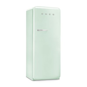 Smeg 50'S STYLE Chłodziarko-zamrażarka 150 cm uchwyt lewy pastelowa zieleń