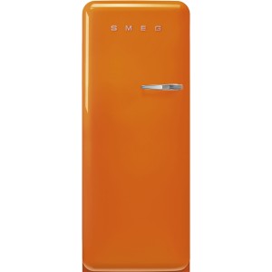 Smeg 50'S STYLE Chłodziarko-zamrażarka 150 cm, zamrażarka górna, pomarańcz