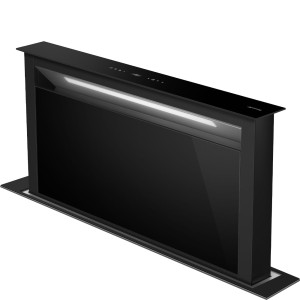 Smeg UNIVERSAL Okap blatowy 35,2x90 cm, wydajność 720 m³/h, LED, czarny