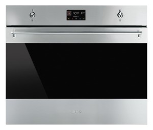 Smeg CLASSICA Piekarnik elektryczny 70 cm, 77 l, LCD, 10 funkcji, stal