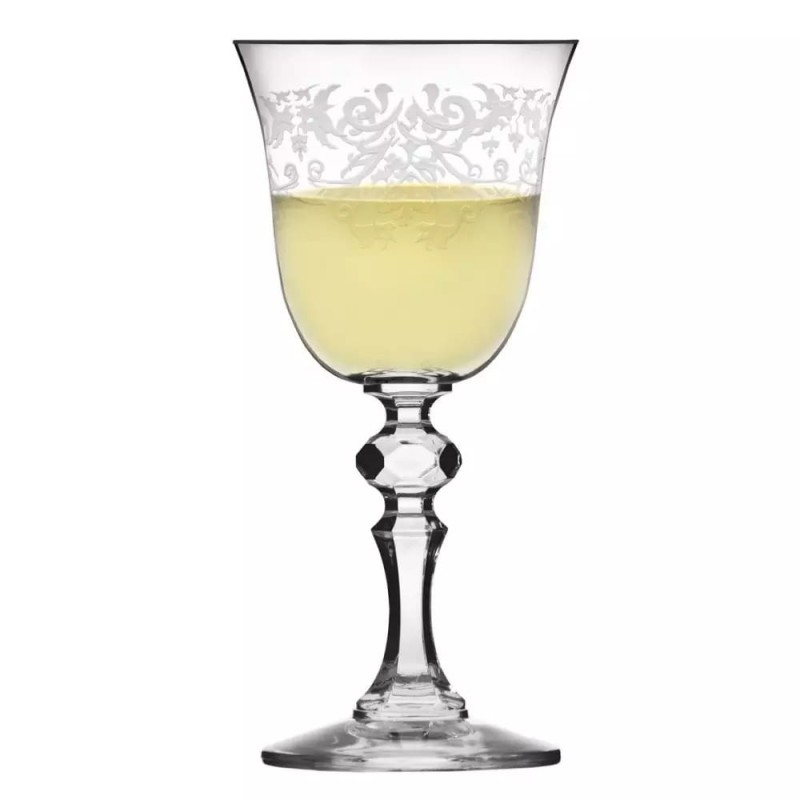 Kieliszki do Wina Białego Szampana Krista Deco 6 x 150 ml  Krosno Zestaw