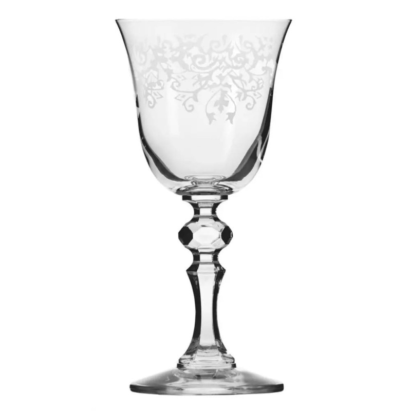 Kieliszki do Wina Białego Szampana Krista Deco 6 x 150 ml  Krosno Zestaw