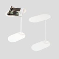 STOLIK POD LAPTOPA Pomocniczy Boczny Kawowy Nocny Loft Biały Metal Solidny