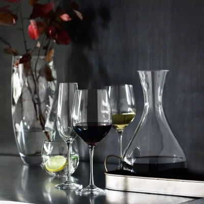 Kieliszki do Wina Białego Wody Krosno Harmony 6 x 370 ml Klasyczne Zestaw