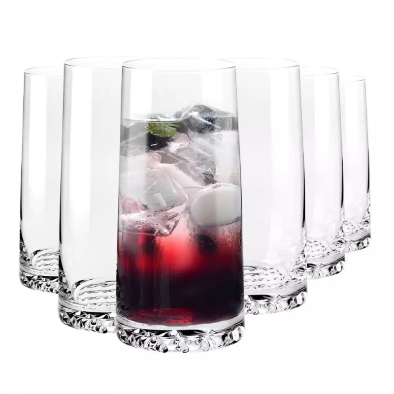 Szklanki do Drinków Napoju Fjord Krosno 6 x 480 ml  Proste Eleganckie Przyjęcie