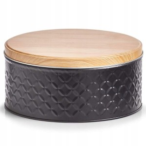 Pojemnik na Ciastka metalowa Puszka 20 x 9 cm Zeller Zamykana do Ciastek