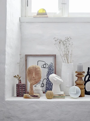 Figurka Kawal Deco Niebieska Kamionka 15x41cm