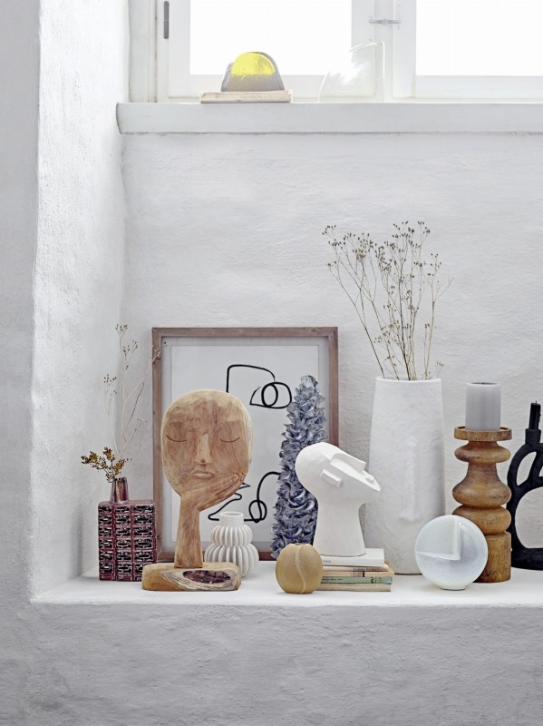 Figurka Kawal Deco Niebieska Kamionka 15x41cm