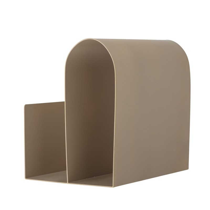 Gazetnik Enya Brązowy Metalowy 31x29x22cm