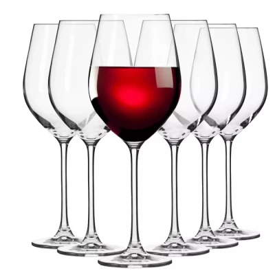 Duże Kieliszki do Wina Wody Splendour Krosno 6 x 500 ml  Duże Prezentowe