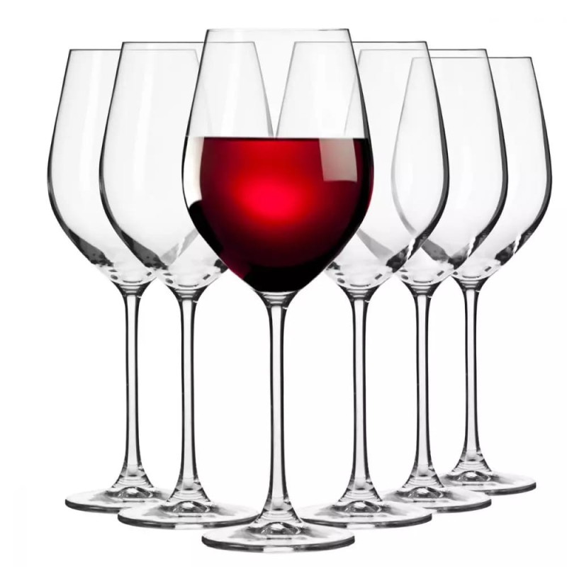 Duże Kieliszki do Wina Wody Splendour Krosno 6 x 500 ml  Duże Prezentowe