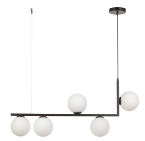Andy 5 zwis czarny stal lakierowana Sigma lighting