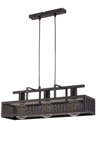 ALBERT 3 lampa wisząca czarny stal lakierowana Sigma lighting