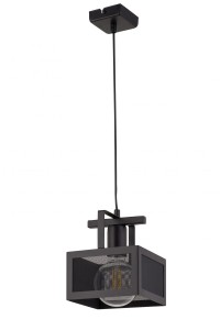 ALBERT 1 lampa wisząca czarny stal lakierowana Sigma lighting