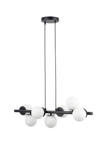 AVOLA zwis kulki 7 czarne/białe stal lakierowana Sigma lighting