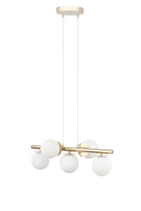 AVOLA zwis 5 złoty/biały stal mosiądzowana Sigma lighting