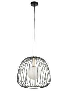 BELL 1 M czarny/złoty stal lakierowana, stal mosiądzowana Sigma lighting