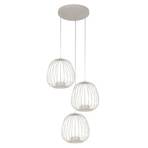 BELL PLUS 3 szary beż stal lakierowana Sigma lighting
