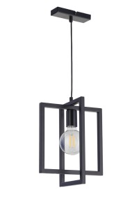 EDEN 1 lampa wisząca czarny stal lakierowana / painted steel