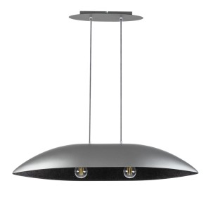 Gondola M srebrny/czarny stal lakierowana Sigma lighting