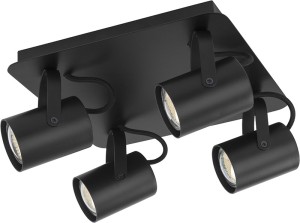 KAMERA 4 CZARNY plafon/spot stal lakierowana Sigma lighting
