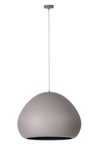 Lava taupe/czarny kompozyt mineralny, stal lakierowana Sigma lighting