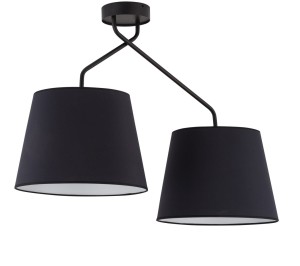 LIZBONA 2 plafon czarny stal lakierowana Sigma lighting