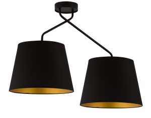 LIZBONA 2 plafon  czarny miedziany stal lakierowana Sigma lighting