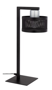 lampka biurkowa OFF CZARNY srebrny stal lakierowana Sigma lighting