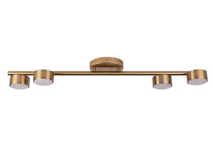 PUNTO 4 plafon złoty szczotkowany stal mosiądzowana Sigma lighting
