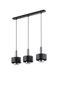 RIF LUX 3 czarny/srebrny stal lakierowana, nikiel Sigma lighting