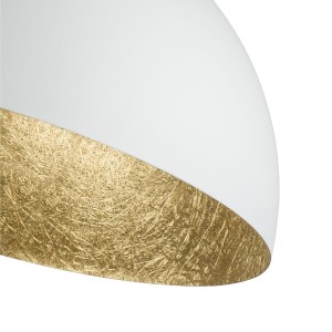 Sfera 90 plafon biały/złoty stal lakierowana Sigma lighting