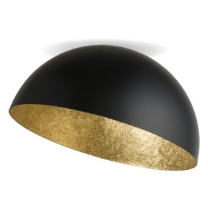 Sfera 35 plafon czarny/złoty stal lakierowana Sigma lighting
